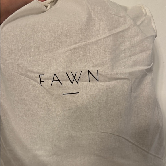 Fawn Design Backpack The Quilted Cinch Backpack Brown Matte NEW NWT - Picture 8 of 9